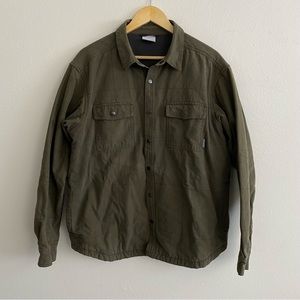Columbia mens fleece lined canvas jacket